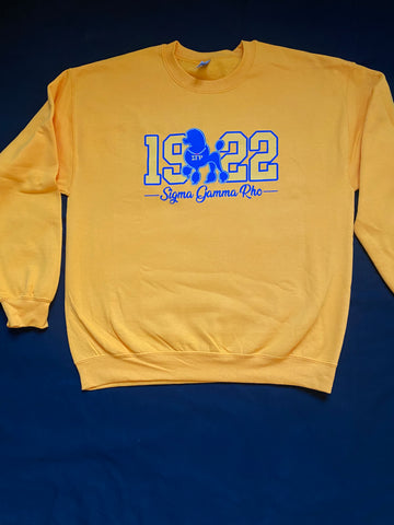 Yellow 1922 Crewneck